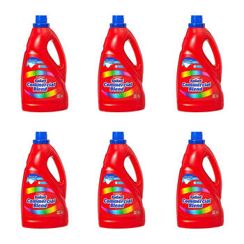 6PK Radiant Commercial Blend Laundry Liquid for Top & Front Loaders 2L