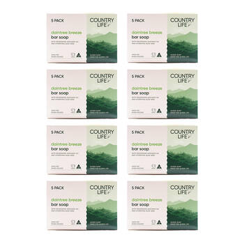 40pc Country Life 90g Soap Bar Skin Cleanser Daintree Breeze