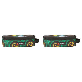 2PK Lego Pencil Box Case Holder Stationery Ninjago Dragon Power 21x10cm
