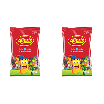 2PK Allen's 1kg Assorted Jelly Beans Bag