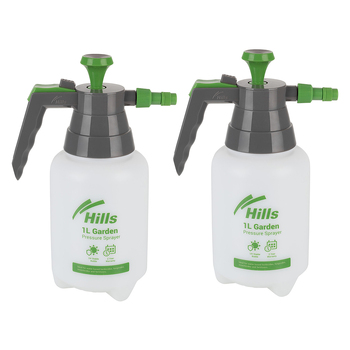 2PK Hills Durable Pressure Garden Water Spray Bottle 1L