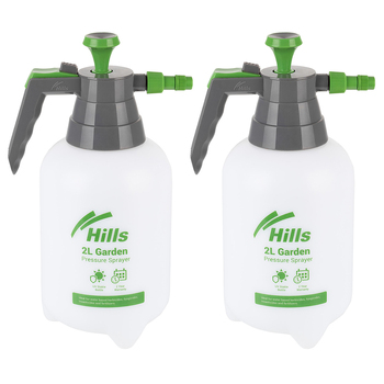 2PK Hills Durable Pressure Garden Water Spray Bottle 2L