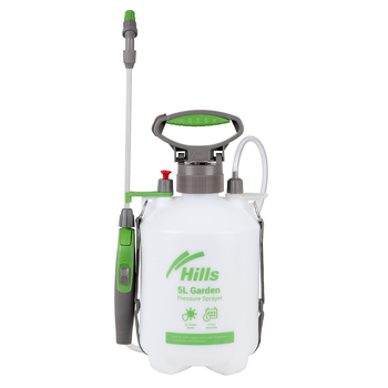 Hills Garden Pressure Spray Bottle 5L With Ergonomic Handle