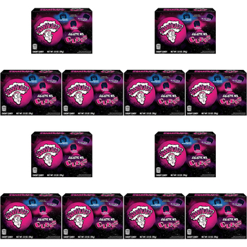 12PK Warheads Galactic Mix Cubes Chewy Candy 99g Theater Box