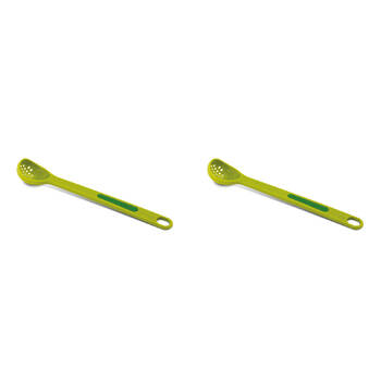 2x 2pc Joseph & Joseph Scoop & Pick Antipasti Set Green