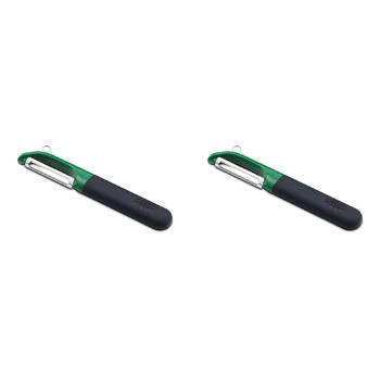 2PK Joseph & Joseph 17cm Multi-Peel Straight Peeler - Green