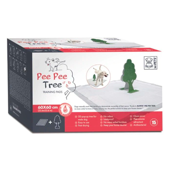 15pc M-Pets Pee Pee Tree 60 x 60cm Pet Training Pads