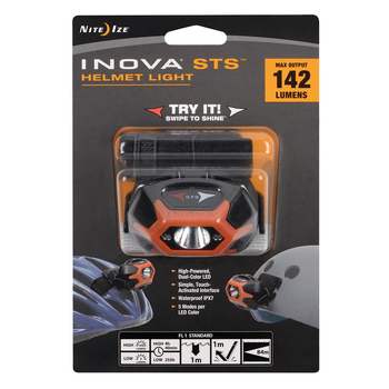 Nite Ize Inova STS 7cm Helmet LED Flashlight Outdoor Head Light - Orange