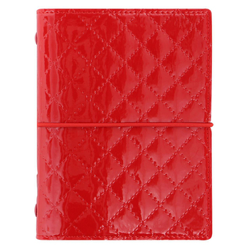 Filofax Domino Luxe Pocket Organiser Stationery Red