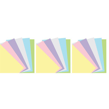 3x 60pc Filofax Squared Paper Refill Organiser Sheet Plain