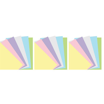 3x 60pc Filofax Squared Paper Refill Organiser Sheet Plain