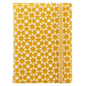 Filofax Impressions Pocket Notebook A4/A5 Refillable Yellow/White
