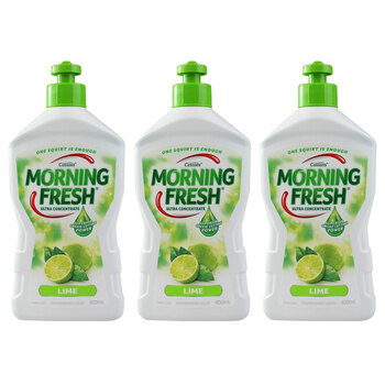 3x Morning Fresh 400ml Dishwashing Liquid Lime