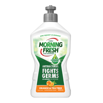 Morning Fresh 400ml Dishwashing Liquid Ultra Concentrate Antibacterial Orange & Tea Tree
