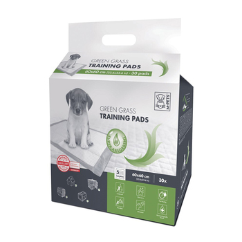 30pc M-Pets 60x60cm Dog/Puppy Pet Green Grass Leak Proof Training Urine Pads