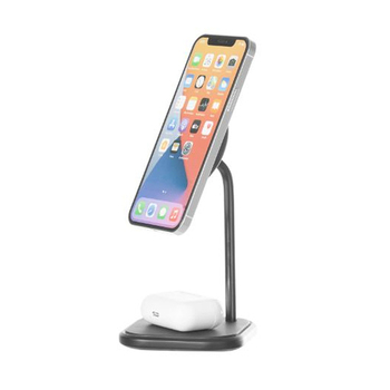 3sixT 2-in-1 Magnetic Wireless Charging Stand w/ 30W Wall Charger For Phone