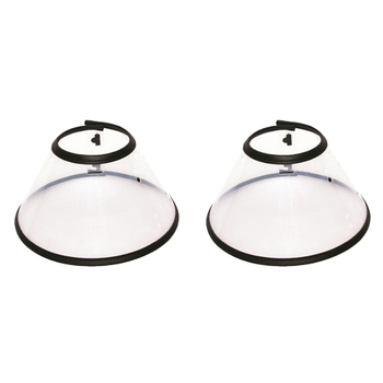 2PK M-Pets Bastion Protective Dog/Puppy Pet Collar Recovery/Wound Healing Cone Small