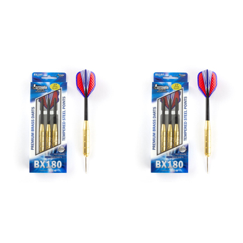 2x 12pc Formula Sports BX180 Premium 30g Brass Darts Steel Tip