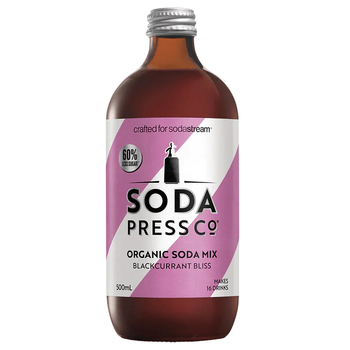Sodapress Co. Organic Blackcurrant Bliss Soda Mix Syrup 500ml