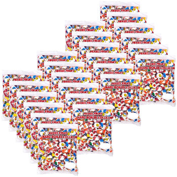 24PK Hard Boiled Assorted Mixed Fruit Flavour Lollies 250g