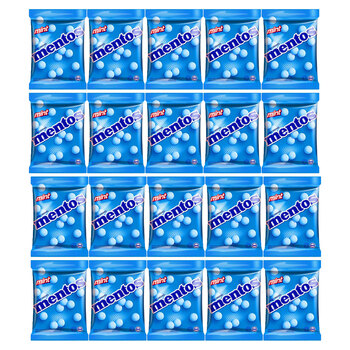 20PK Mentos Mint Flavor Classic Chewy Dragees Candy 135g Bag