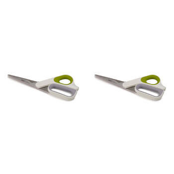 2PK Joseph & Joseph PowerGrip All-purpose Kitchen Scissors - Grey