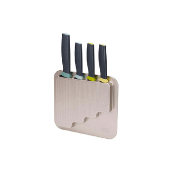 4pc Joseph & Joseph DoorStore Kitchen Knives Set Grey