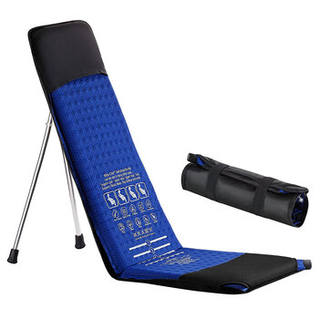 SitX AirPro Inflatable Pocket-Sized Camping Chair Blue/Black