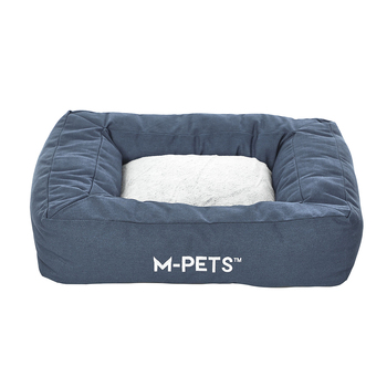 M-Pets Small Earth Eco-Friendly Dog/Pet 60cm Rectangle Bed Blue