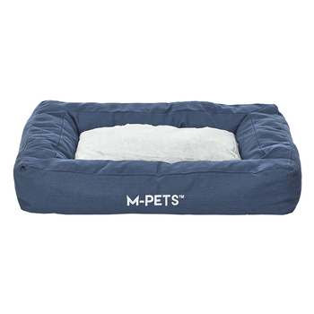 M-Pets Small Earth Eco-Friendly Dog/Pet 60cm Rectangle Bed Blue