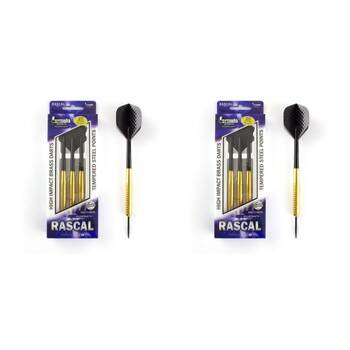 2x 12pc Formula Sports Rascal 26g Brass Barrel Darts Tempered Steel Tip