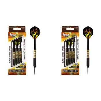 2x 12pc Formula Sports 20g Frontier Black Brass Darts