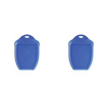 2PK Dexas 33cm Chop & Scoop Silicone Chopping Board Medium - Blue