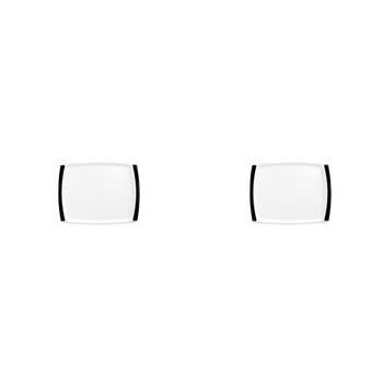 2PK Dexas Concave Silicone 20x28cm Cutting Board - White