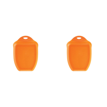 2PK Dexas 33cm Chop & Scoop Silicone Chopping Board Medium - Orange