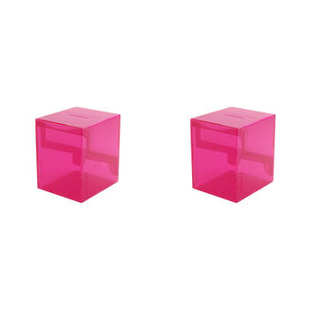 2PK Gamegenic Bastion 100+ Card Deck Box Organiser XL - Pink