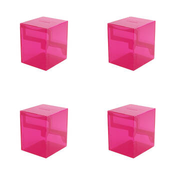 4PK Gamegenic Bastion 100+ Card Deck Box Organiser XL - Pink