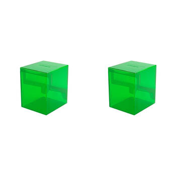 2PK Gamegenic Bastion 100+ Card Deck Box Organiser XL - Green