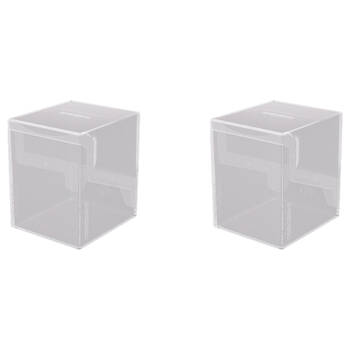 2PK Gamegenic Bastion 100+ Card Deck Box Organiser XL - White