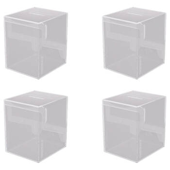 4PK Gamegenic Bastion 100+ Card Deck Box Organiser XL - White