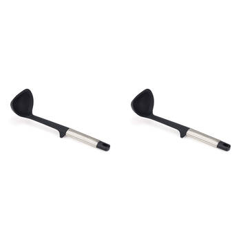 2PK Joseph Joseph Elevate Silicone Steel Ladle 30.5cm - Black