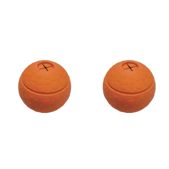 2PK M-Pets 7.5cm Herse Dog/Puppy Pet Rubber Ball Chew Gum Care Play Toy Assort