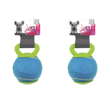 2PK M-Pets 18cm Baggy Ball Dog/Puppy Pet Interactive Teaser Exercise Teething Toy
