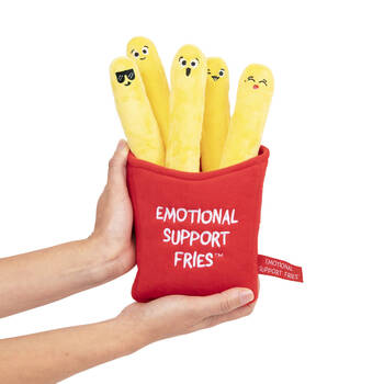 6pc What Do You Meme Emotional Support Fries Plush Toys