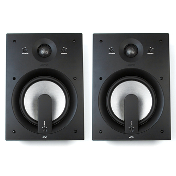 2pc Jamo IW 408 FG II Custom 400 Series 2-Way In-Wall Loudspeakers White