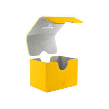 Gamegenic Watchtower 100 Convertible XL Card Holder Box Yellow