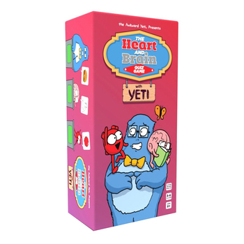 The Awkward Yeti Heart And Brain Quiz Party Game 8y+