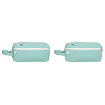 2PK Celco Pencil Case Functional and Stylish Pastel Green