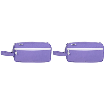 2PK Celco Pencil Case Functional and Stylish Pastel Purple