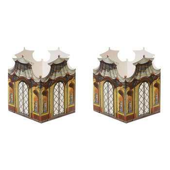 2PK Christian Lacroix AW Paper Table Lantern #3 The Tea House 21cm